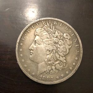 Rare 1883 o Morgan silver dollar